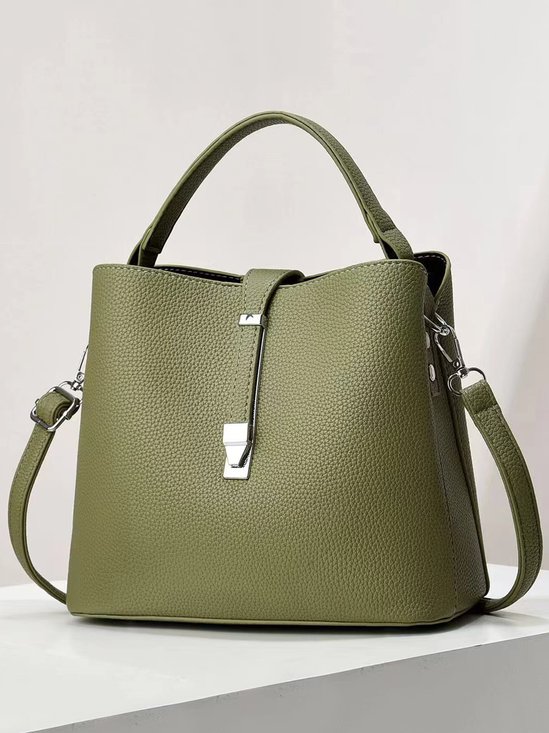 minimalistisch GROSSE KAPAZITÄT Eimer Tasche Mit Abnehmbar Umhängetasche Gurt