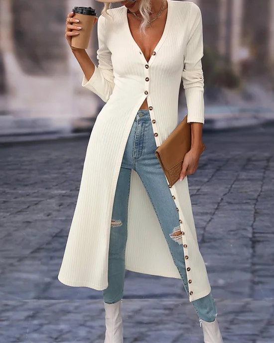 Damen Frühling/Herbst Oberbekleidung Lässig Jersey Reißverschluss Unifarben Langarm Jacke