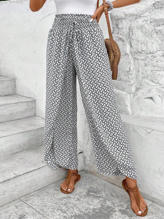 Damen Hose Täglich Ausgehen Lässig Geometrisch Frühling/Herbst Hose