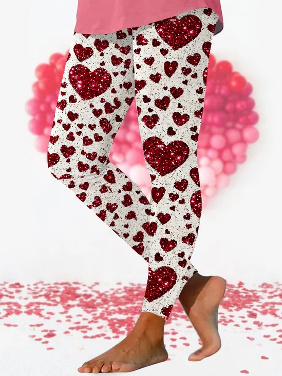 Damen Geometrisch Lässig Alle Jahreszeiten Lang Leggings