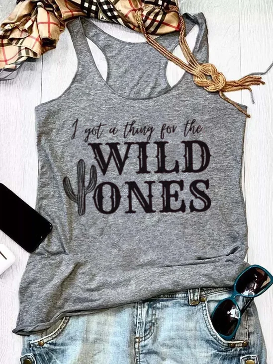 Damen Ärmellos Tanktop Oberteile Leibchen Sommer Wilder Westen U-Ausschnitt Urlaub Lässig Oberteile
