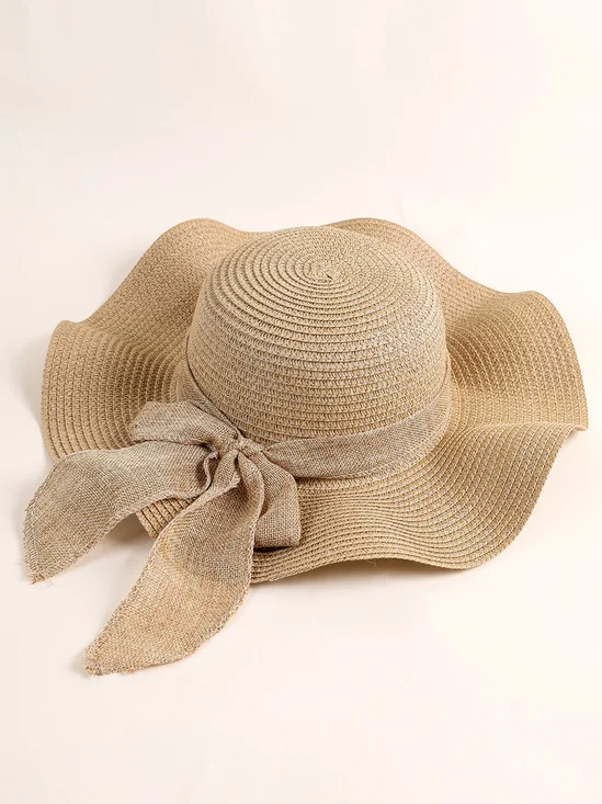Strand Stroh Hut Breit Rand Stroh Hut Damen Sommer Urlaub Sonne Schutz Strand Hut Sonne Hut Stroh Hut