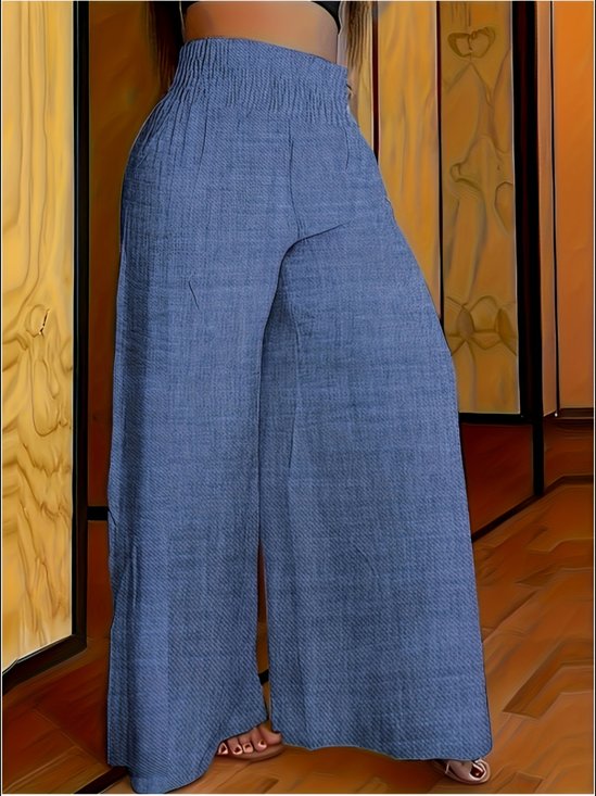 Damen Unifarben Lang Hose Lässig Frühling/Herbst Hose