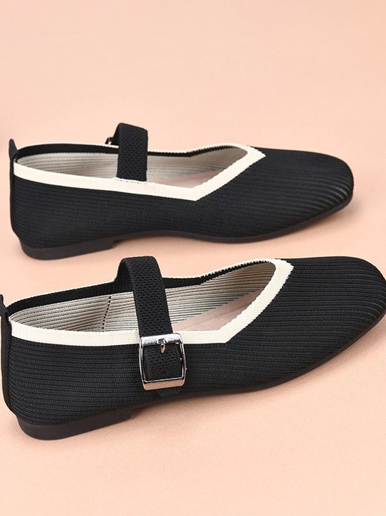 Heiß Verkauf Damen Atmungsaktiv Mesh Fliegend Gewebe Quadratisch Lässig Atmungsaktiv Licht Textil Futter Flach Schuhe