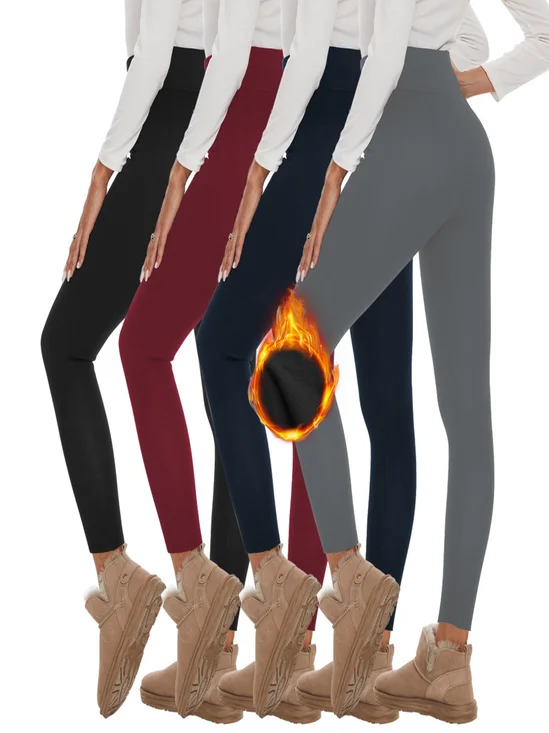 Damen Unifarben Lässig Alle Jahreszeiten Knöchelhose Leggings