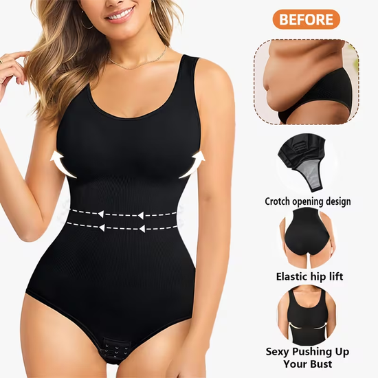 Taille-Zusammenziehen, Bauch-Abflachung, Hintern-Heben, Körperformung, Abnehmen, und Hintern-Curling Bodysuit