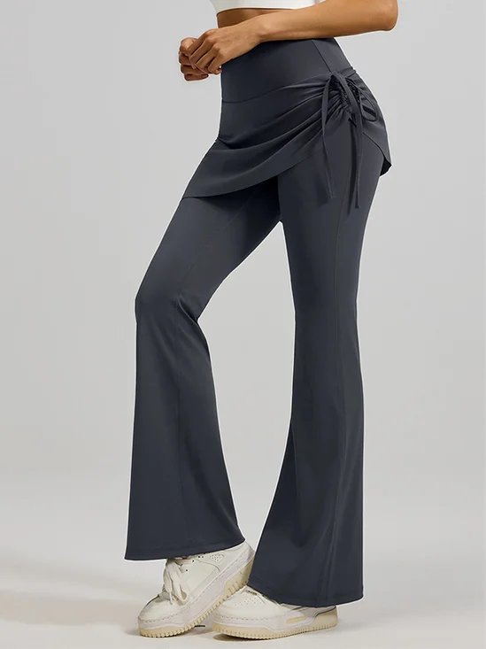 Faux-Mehrschichtiger Po-Heben Yoga-Hose