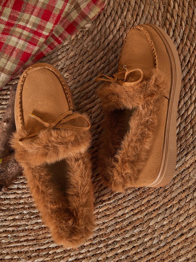 Damen Bequemer Warmer Winterschuhe für Alltag