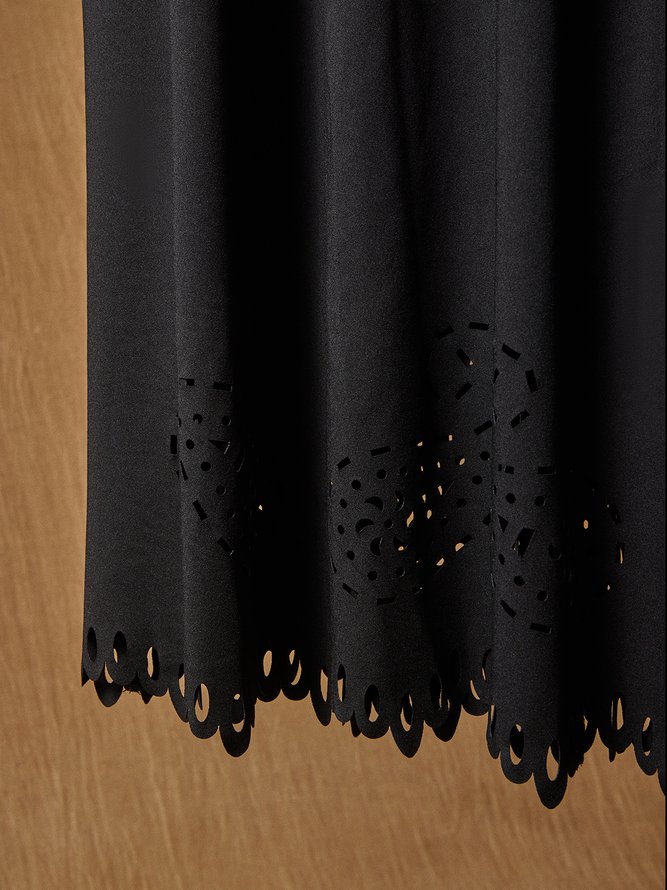 Unifarben Paisley verbrannt aus Tasche x Lang Kleid Große Größen