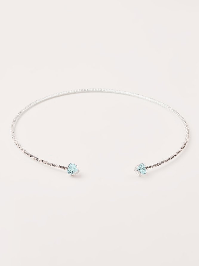 Bankett Party volle Deckung Diamant Halsband Halskette Valentinstag Neujahr Hochzeit Schmuck