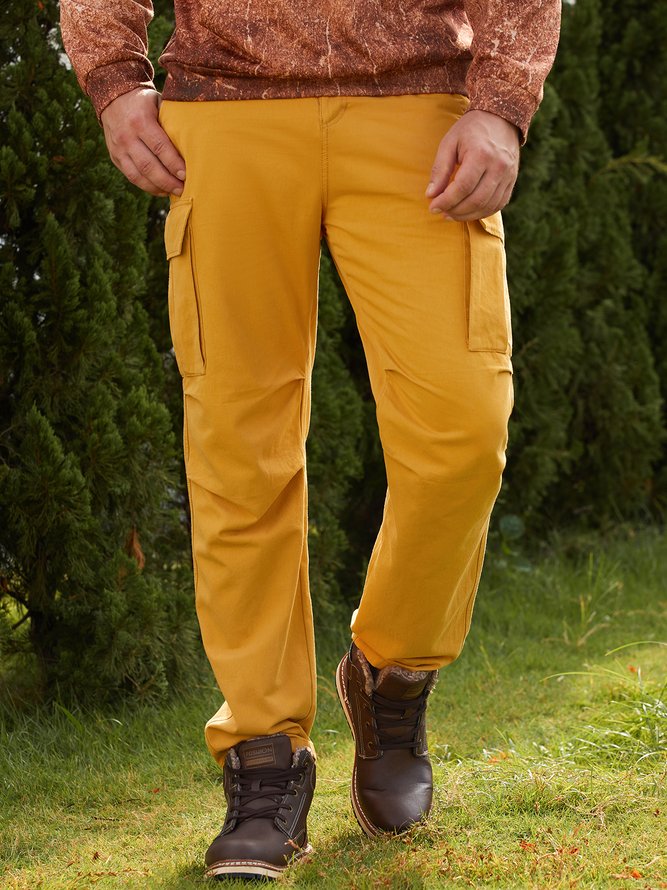 Baumwolle multi-Tasche Ladung Lässig Hose