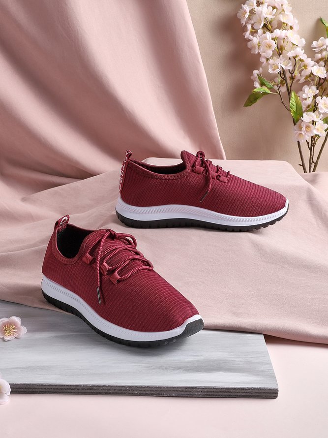 Leicht Atmungsaktiv Nicht-Unterhose Spitze-oben Sneakers