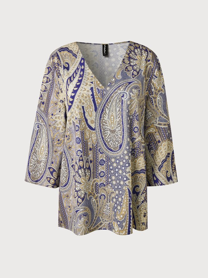 Lässig Ethnisch Bluse
