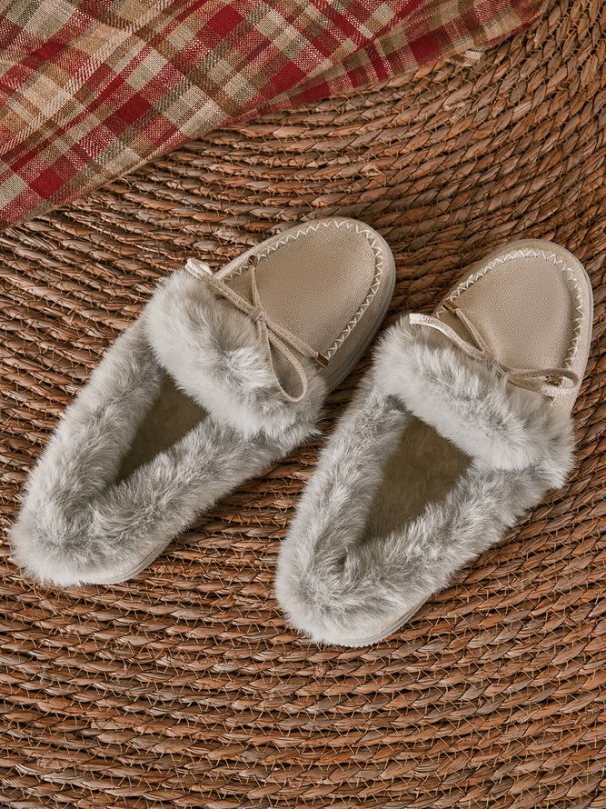Damen Bequemer Warmer Winterschuhe für Alltag