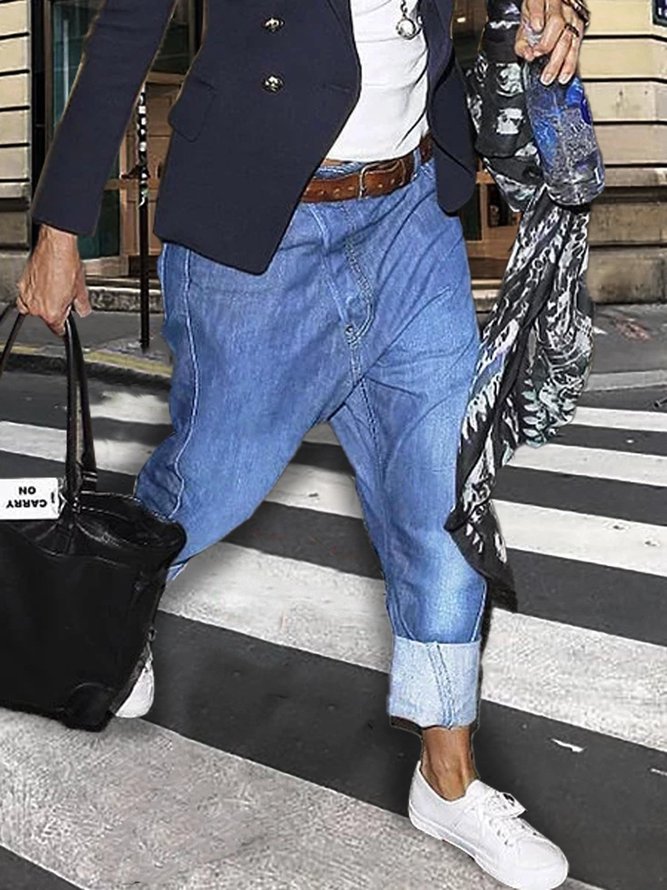 Gemütlich Große Größen Denim Jeans Jeans
