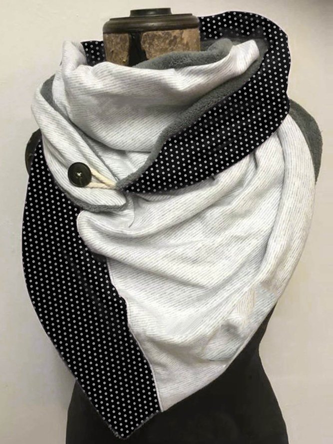 Polka Dot Patchwork Schals