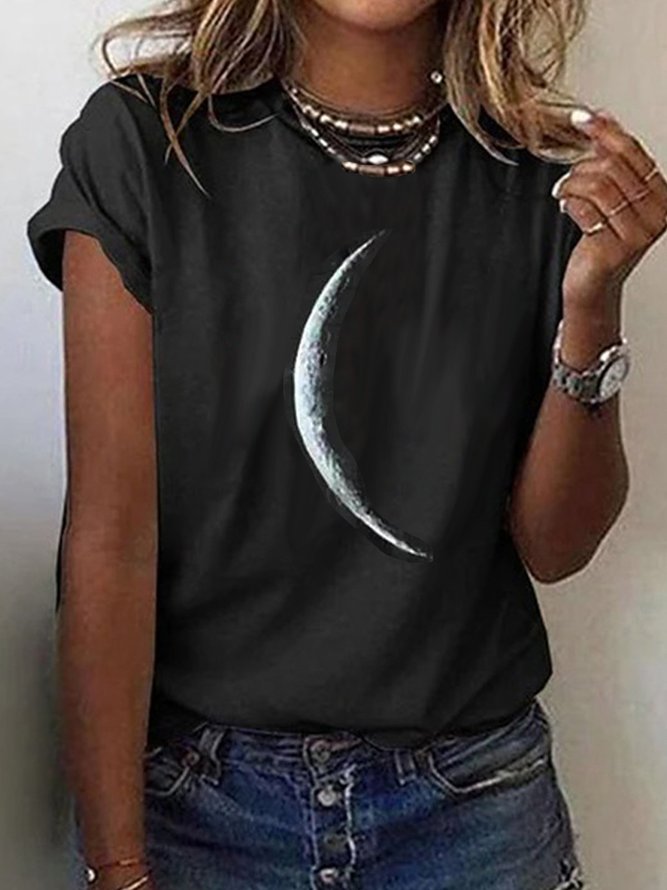 Stern Print Lässig Blusen & Shirts