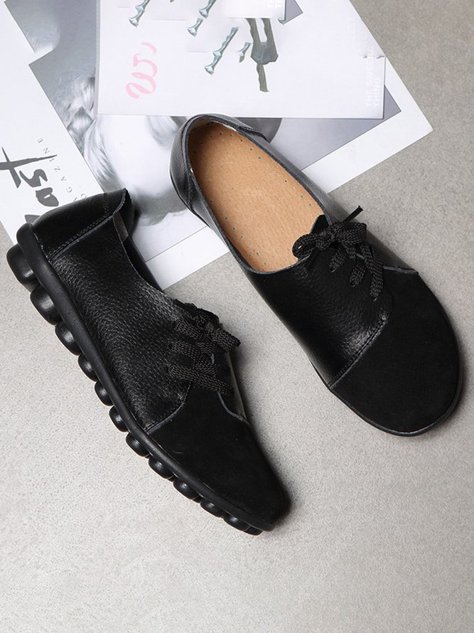 Retro Flache Schuhe