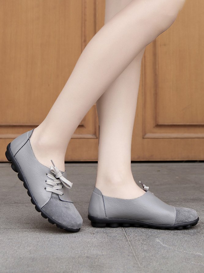 Retro Flache Schuhe