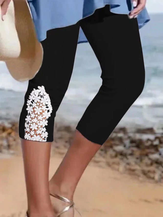 Lässig Cropped Hose