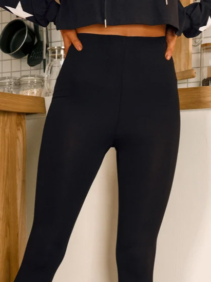 Lässig Geblümt Leggings