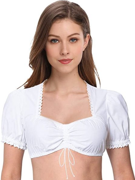 Dirndl Oktoberfest Bier Festival V-Ausschnitt Sexy Top & Untershirt