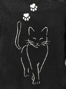 Fluff/Granular-Fleece-Stoff Lässig Sweatshirt