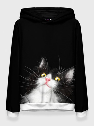 Kapuze Weit Lässig Sweatshirt