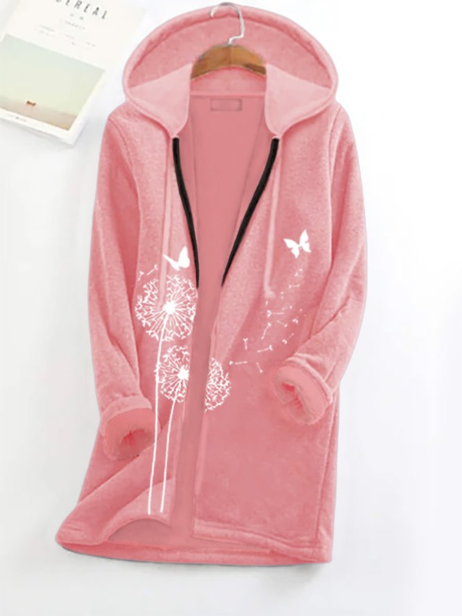 Löwenzahn Kapuze Weit Teddy Jacke