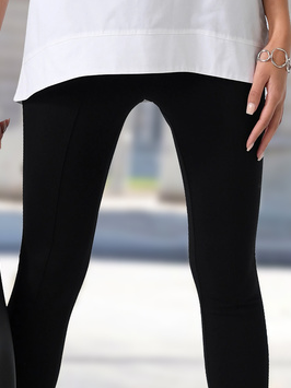 Fest Lässig Unifarben Leggings