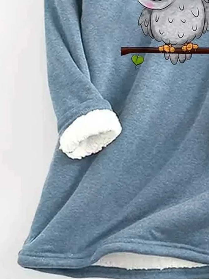Lässig Wolle/Stricken Tier Sweatshirt