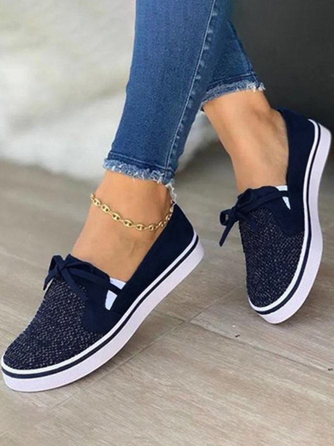 Bequem Weich Lässig Schnürung Slippers