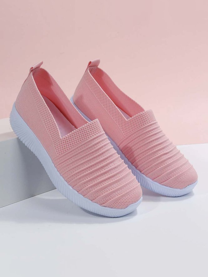 Große Größen Atmungsaktiv Slip On Sport Sneakers