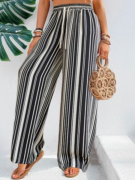 Geometrisch Weit Urlaub Hose