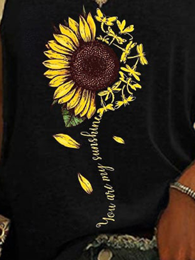 Sonnenblume Libelle Sie sind meine Sonnenschein T-Shirt