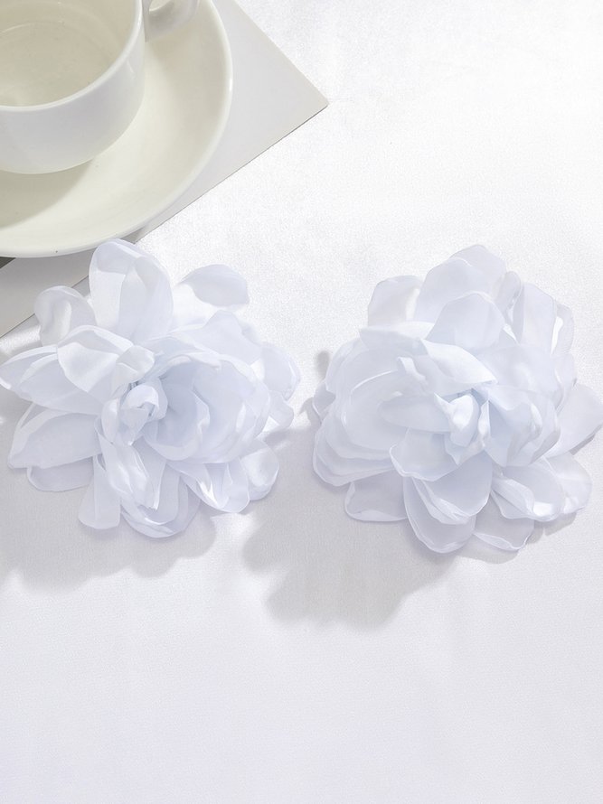 Bankett Party 3D-Blume Ohrringe Musik- Festival Urlaub Damen Schmuck