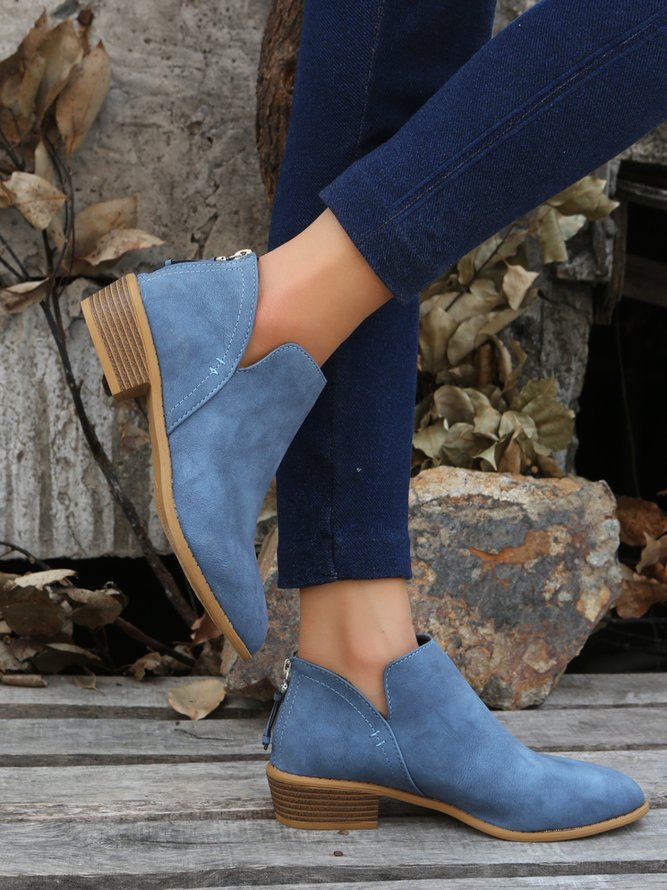 Damen minimalistisch Niedrig Postleitzahl Zurück Chelsea Stiefelette