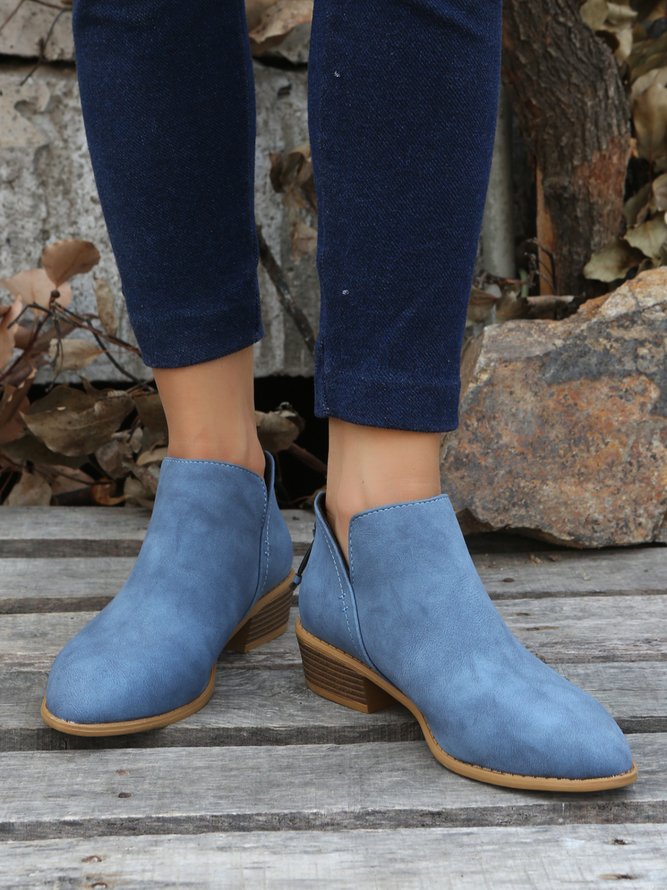 Damen minimalistisch Niedrig Postleitzahl Zurück Chelsea Stiefelette