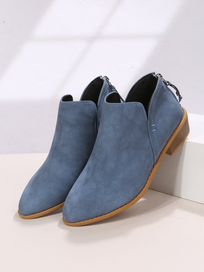 Damen minimalistisch Niedrig Postleitzahl Zurück Chelsea Stiefelette