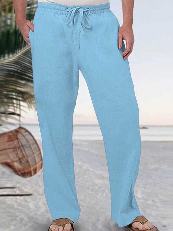 Lässig Unifarben Hose