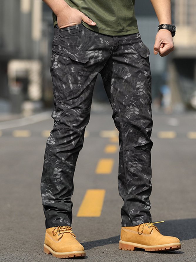 Weit Camo Lässig Cargohosen