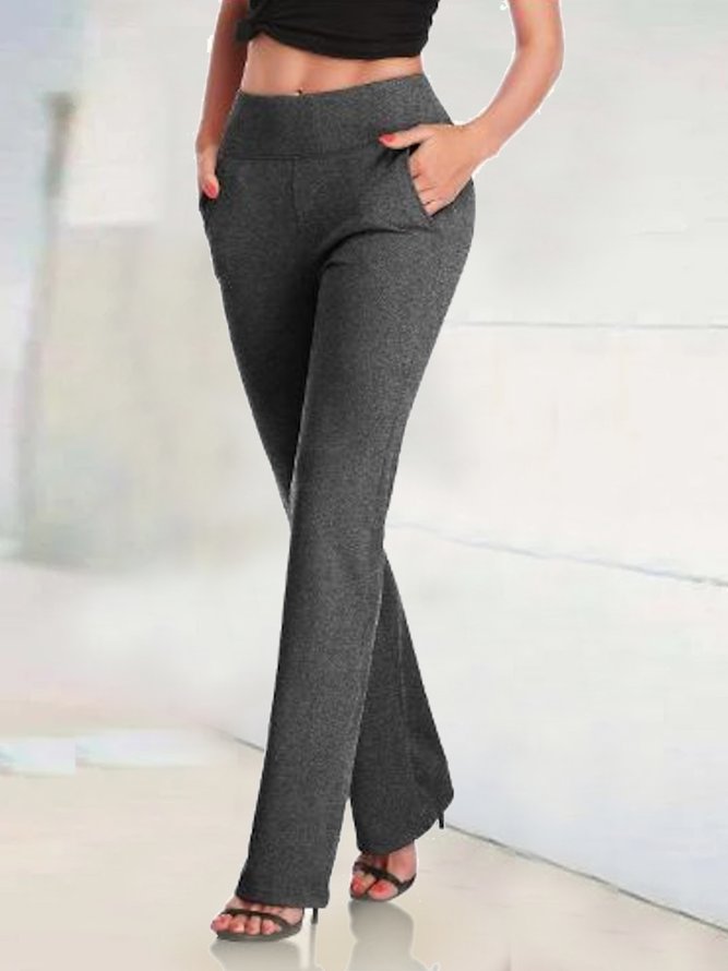 Unifarben Weit Freizeithose