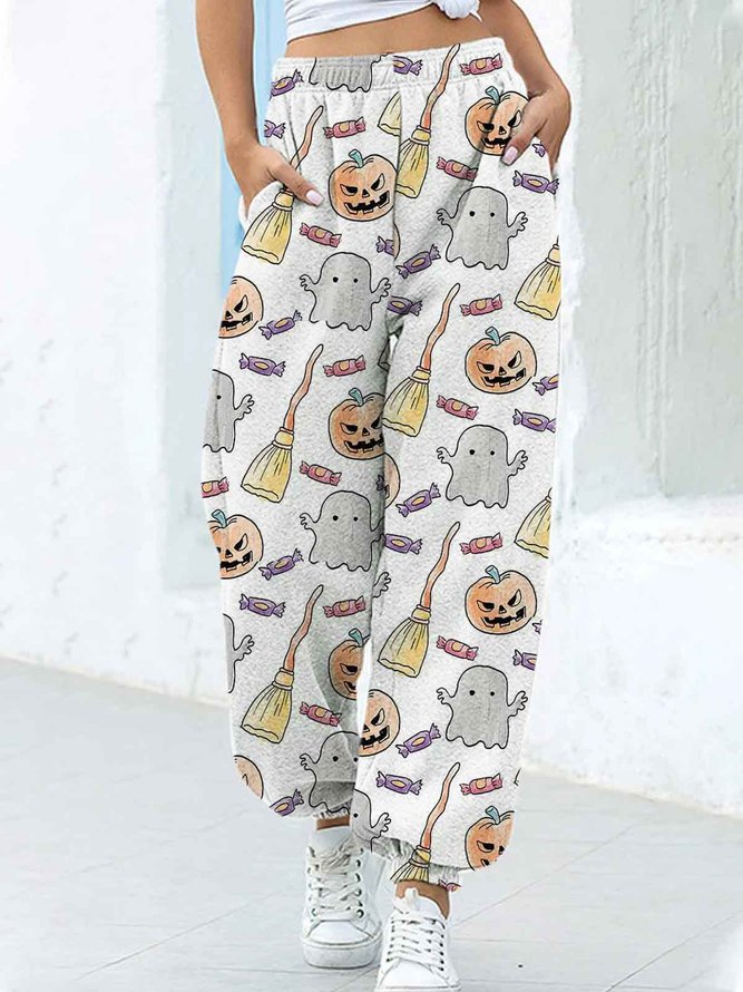 Halloween Lässig Weit Hose