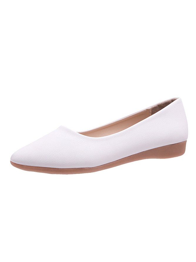 Damen minimalistisch Bequem Pendeln Flache Schuhe
