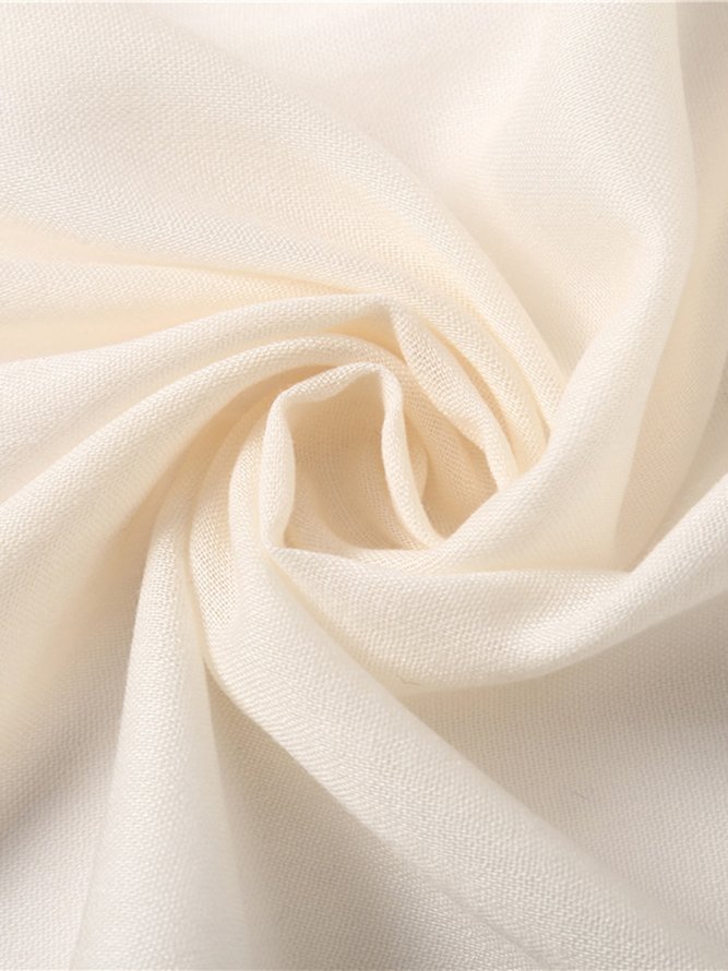 Damen minimalistisch Franse Wärme Schal