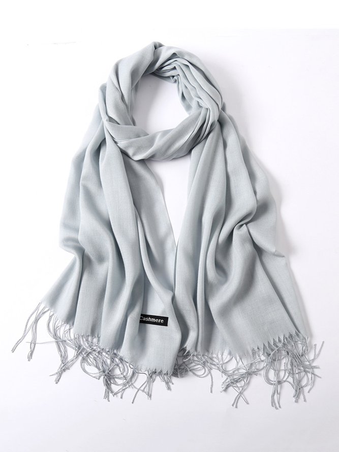 Damen minimalistisch Franse Wärme Schal