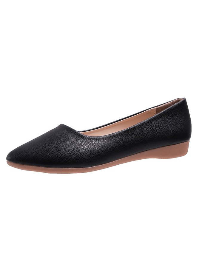 Damen minimalistisch Bequem Pendeln Flache Schuhe