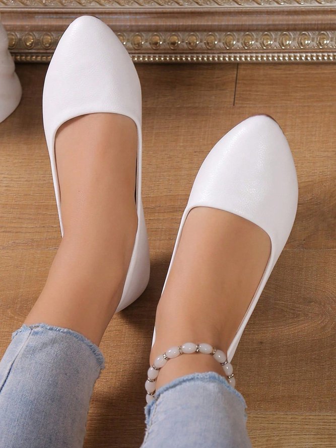 Damen minimalistisch Bequem Pendeln Flache Schuhe