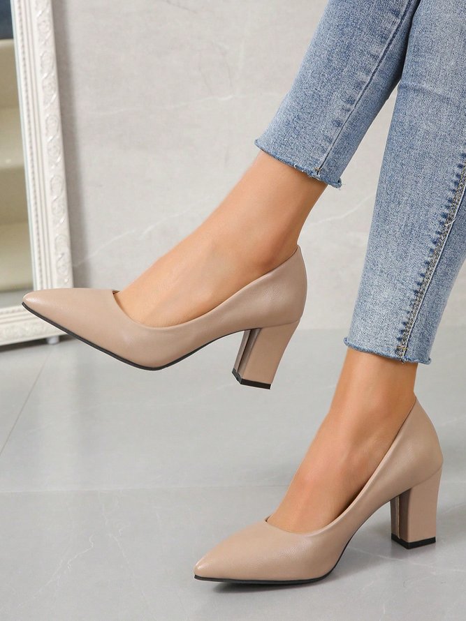 Damen minimalistisch Pendeln Blockabsatz Flache Schuhe
