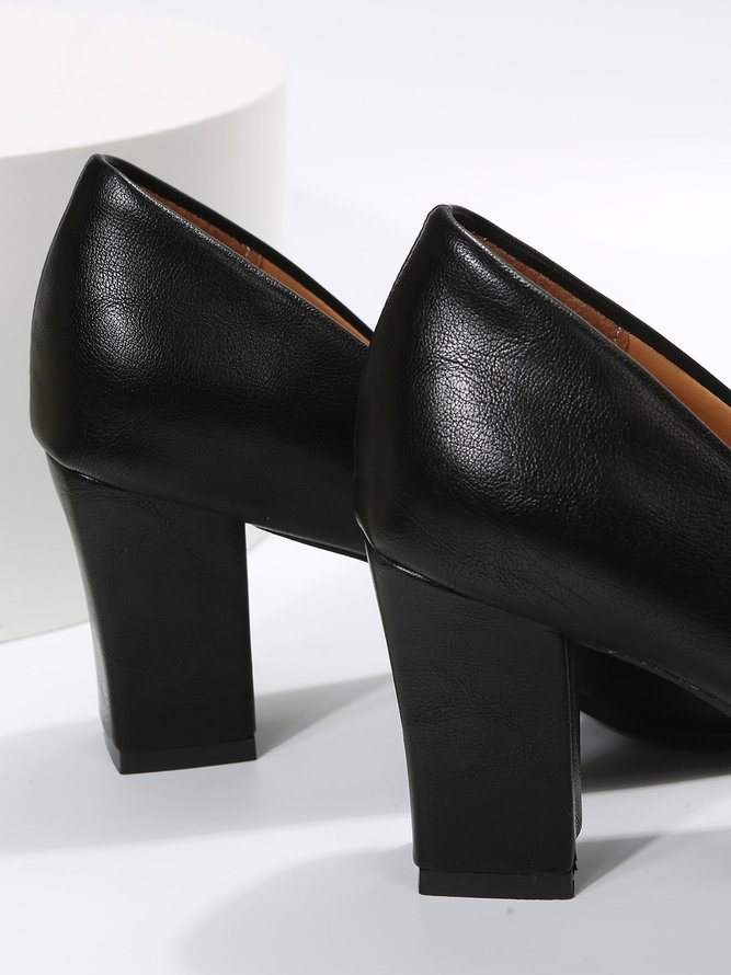 Damen minimalistisch Pendeln Blockabsatz Flache Schuhe